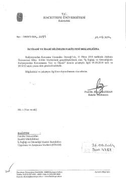 Ek: 20141015103455326 - Hacettepe &Uuml;niversitesi İktisadi ve