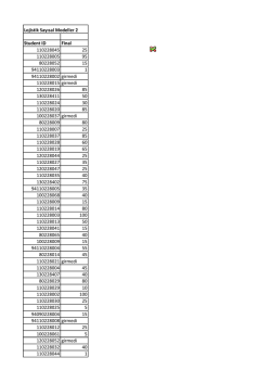 Lojistik Sayısal Modeller 2 Student ID Final 110228045