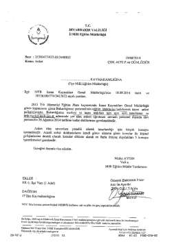 ı440352 19/08/2014 - Dicle İl&ccedil;e Milli Eğitim M&uuml;d&uuml;rl&uuml;ğ&uuml;