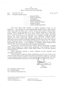 Genel Davet Yazısı