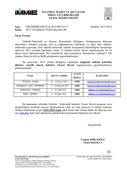 İndir - İstanbul Maden ve Metaller İhracatçı Birlikleri
