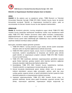 TOBB Ekonomi ve Teknoloji &Uuml;niversitesi Mezunlar Derneği &ndash; EOK