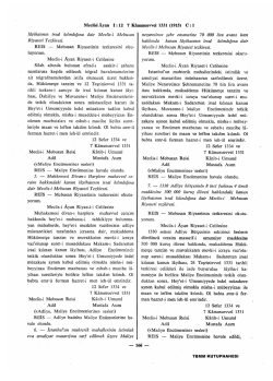 Meclisi Ayan İ : 12 7 K&acirc;nunuevvel 1331 (1915) C : 1 l&acirc;yihasının irsal