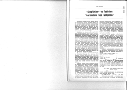 """Stagflation"" ve İstihdam Teorisindeki Son Gelişmeler"