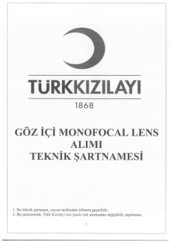 Teknik &Ouml;zellikler