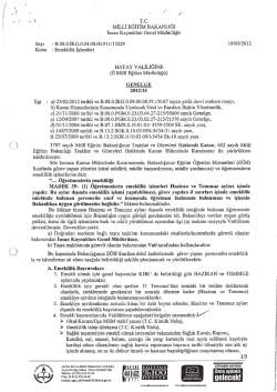 rc. 1 MiLL&icirc;EĞİTiM BAKANLIĞI - Hatay İl Milli Eğitim M&uuml;d&uuml;rl&uuml;ğ&uuml;