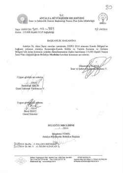 G&uuml;ndemin 80.Maddesi - Antalya Belediyesi