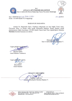 G&uuml;ndemin 78.Maddesi - Antalya Belediyesi