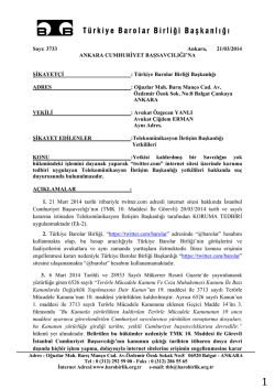 TİB yetkilileri hakkındaki su&ccedil; duyurusu i&ccedil;in tıklayınız