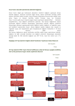 M&uuml;nferit Bağlantı İş Planları