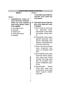 A&ouml;f Nokta Atış 111 Hukukun Temel Kavramları d&uuml;zeltmeleri i&ccedil;in