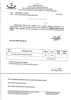 T. C. - Rize Eğitim ve Araştırma Hastanesi