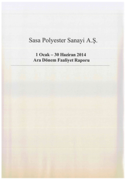 Sasa Polyester Sanayi A.Ş.