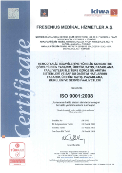 FRESENIUS MEDİKAL HİZMETLER A.ş.