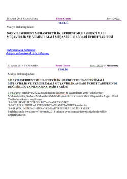 değişen eki indirmek için tıklayınız Maliye