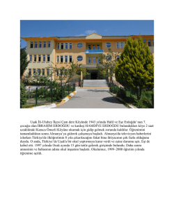 Tarih&ccedil;e