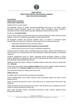 ışınsu - İzmir Ticaret Borsası