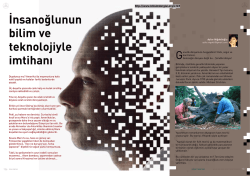 İnsanoğlunun bilim ve teknolojiyle imtihanı