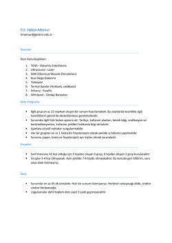 Fzt. Hakan Memur Hakan Memur Hakan Memur