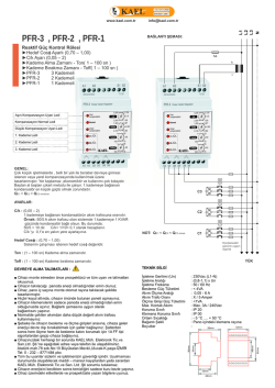 PFR-3 , PFR-2 , PFR-1