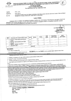 lLGiLi FlRivıA - İzmir Atat&uuml;rk Eğitim ve Araştırma Hastanesi