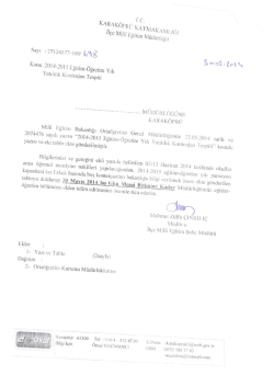 KARAK&Ouml;PR&Uuml; KA YMAKAMLıGı - karak&ouml;pr&uuml; il&ccedil;e milli eğitim m&uuml;d&uuml;rl&uuml;ğ&uuml;