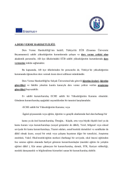 A.DERS VERME HAREKETLĐLĐĞĐ