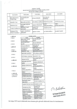 03.01.2015 10.01.2015 11.01.2015 24.01.2015 31.01.2015