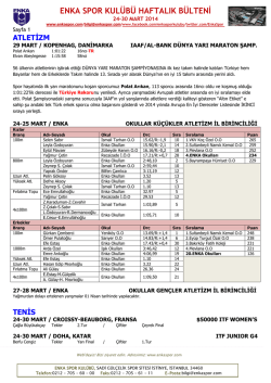 31 mart-06 nisan 2014