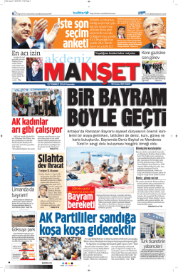 İşte son se&ccedil;im anketi