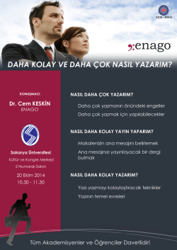 DAHA KOLAY VE DAHA &Ccedil;OK NASIL YAZARIM?