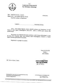 e milli eğitim m&uuml;d&uuml;rl&uuml;ğ&uuml;n&uuml;n yazısı i&ccedil;in tıklayın