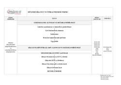 M&Uuml;ŞTERİ ŞİKAYET VE İTİRAZ PROSESİ FORMU