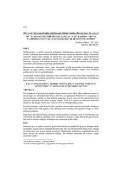 matbaacılık sektöründe kullanılan ofset baskıda grafik tasarımdan