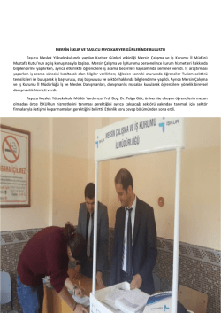 Mersin İşkur ve Silifke-Taşucu Meslek Y&uuml;ksekokulu Kariyer