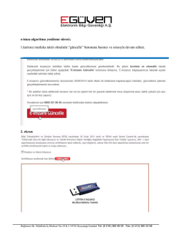 g&uuml;ncelleme ile ilgili bilgiler i&ccedil;in tıklayınız.