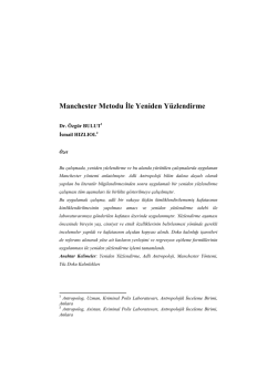 Manchester Metodu Đle Yeniden Y&uuml;zlendirme