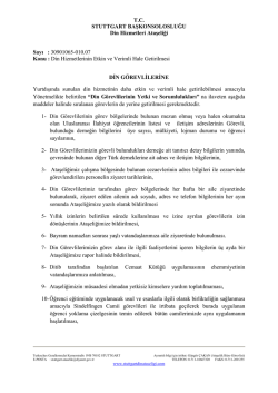 dosyayı indir - Din Hizmetleri Ataşeliği