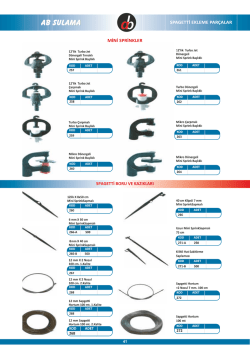Spagetti Ekleme Par&ccedil;aları