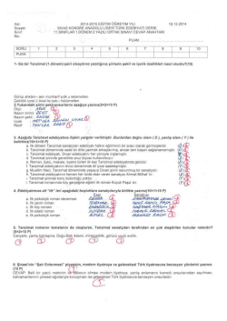 sayan: aıyAa koNo-ne ANAooLU LıaEai TUniı: EoEaıyATı oEnaı airiii