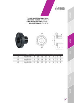 flanş adapt&ouml;r&uuml; + end&uuml;striyel kompozit flanş