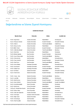 Ek-2 - anadolu &uuml;niversitesi eczacılık fak&uuml;ltesi