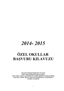 &ouml;zel okullar kayıt komisyonu