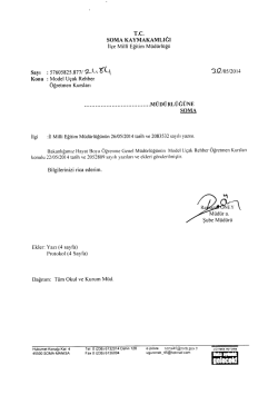 T.C. soMA KAYMAKAMLIĞI - Soma İl&ccedil;e Milli Eğitim M&uuml;d&uuml;rl&uuml;ğ&uuml;