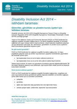 DIA fact sheet 4 - employment screening - Turkish