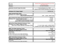 Garanti Yatırım Menkul Kıymetler A.Ş. B Tipi Tahvil ve Bono Fonu