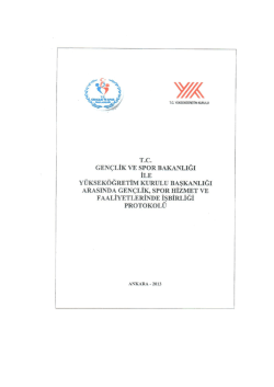 T C GEN&Ccedil;LIK vE sPoR BAKANLIGI ILE