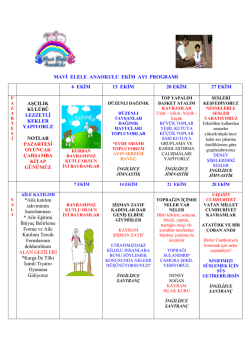 4 ŞUBAT - Mavişehir - Mavi Elele Anaokulu