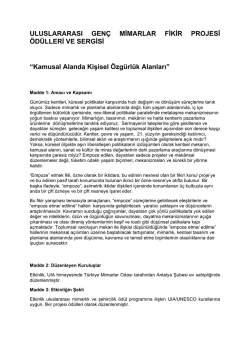 Kamusal Alanda Kişisel &Ouml;zg&uuml;rl&uuml;k Alanları