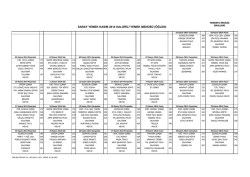 Kasım Yemek Men&uuml;s&uuml;